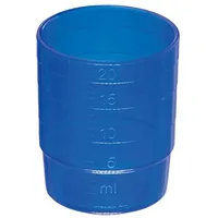 Schwarz pflegesysteme Melipul Mehrweg-Medikamentenbecher 0,025 l Blau
