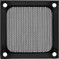 InLine Lüftergitter, Aluminium Filter, 60x60mm, schwarz,