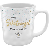 GRUSS & CO Tasse mit Motivdruck "Schutzengel" | Strukturtasse,