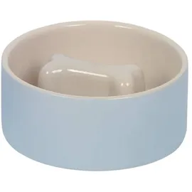 Nobby Anti-Schlink-Napf Bone grau/Creme; 15 x 6 cm, 0,5 l