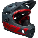 Bell Helme Bell Super DH Spherical Helme, Prime Matte Blue/Crimson, L