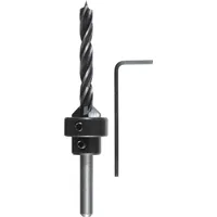 KWB Holzspiralbohrer-Set mit Aufstecksenker und Tiefenstop 3,0 mm