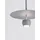 Nova Luce Edem 1-flg. Ø 30 cm blau/grau