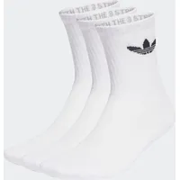 Adidas Trefoil Cushion Crew Socks 3er Pack white 37-39