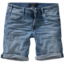 Mey & Edlich Herren Geschnittene Jeansshorts hellblau 56 - 56