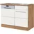 kochstation Spülenschrank KS-Wien 110 x 0 x 0 cm Weiß