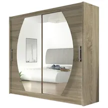 Mirjan24 Schiebetürenschrank London IV 180 x 215 x 58 cm Beige