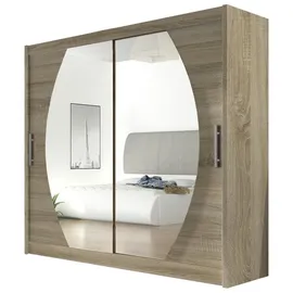 Mirjan24 Schiebetürenschrank London IV 180 x 215 x 58 cm Beige