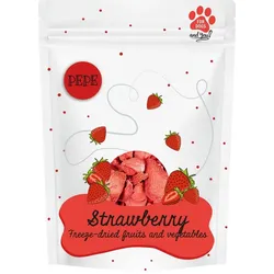 PAKA ZWIERZAKA PEPE Freeze-dried Gefriergetrocknete Früchte Erdbeere für Hunde 20 g