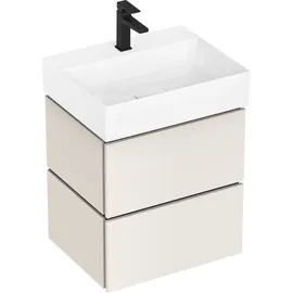 Hansgrohe Xilesa E 580x470mm, 2 Schubkästen, sandbeige matt
