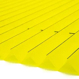 K-HOME Klemmfix-Plissee Florida 35 x 130 cm Gelb