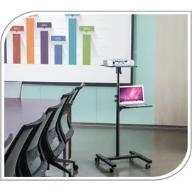 PureMounts PM-PCART-10 - Neigbarer Projektionswagen/-tisch für Beamer und Projektoren