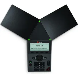 Poly Trio 8300 - VoIP-Konferenztelefon - mit Bluetooth-Schnittstelle mit Rufnummernanzeige/Anklopffunktion - IEEE 802.11a/b/g/n (Wi-Fi)