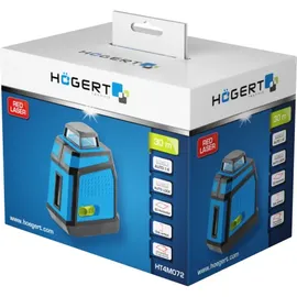 Högert Laser-Wasserwaage 3D Rot 15 m