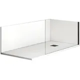 MIRLO Duschrückwand Weiß