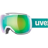 Uvex Downhill 2100 CV white matt, mirror green one size