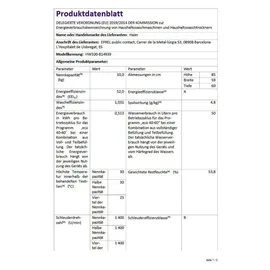 Haier HW100-B14939 Waschmaschine (10 kg, 1400 U/min)