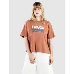 Element Texture T-Shirt copper brown Gr. XS