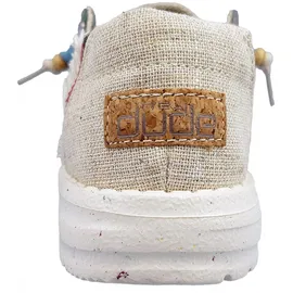 HEYDUDE hey dude Schnürhalbschuh Freizeit (Casual) Wendy Natural - Blau - 36