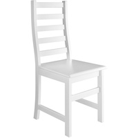 Weißer Stuhl Eris Küchenstuhl Massivholzstuhl Esszimmerstuhl Jugend Holz