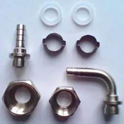 CO2-Schlauchtüllenset, 8 Teile - 7mm