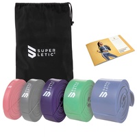 SUPERLETIC Powerband Widerstands-Fitness-Bänder & Übungsbänder für Männer und Frauen;