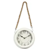 Ambiente Haus Wanduhr Rope 22cm weiß