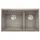 Blanco Subline 430/270-U links Unterbau granit tartufo Handbetätigung 755 x 460 mm