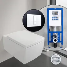 Villeroy & Boch Memento 2.0 Wand-WC mit WC-Sitz Weiß