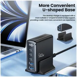 TECH-PROTECT DC140W-GAN 5-PORT PD140W/QC3.0 -