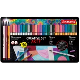 Stabilo ARTY Kreativ 30er Metalletui Pen 68/point 88/Pen 68 brush,
