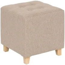 Atmosphera Sitzsack Leandre Kiefer Beige 35x35x35cm