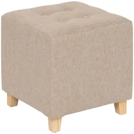 Atmosphera Sitzsack Leandre Kiefer Beige 35x35x35cm