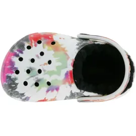 Crocs Classic Lined Tie-Dye Clog Mehrfarbig 22