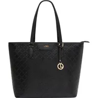 L.Credi Filiberta Shopper Tasche 42 cm schwarz Schwarz Damen