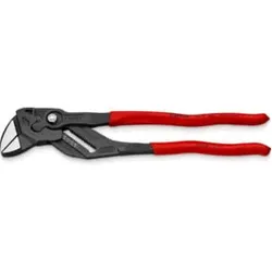 KNIPEX Zangenschlüssel Zange und Schraubenschlüssel in einem Werkzeug mit rutschhemmendem Kunststoff überzogen schwarz atramentiert 300 mm
