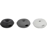 DeLock Anwickelclip 18334 - Kabelaufwickler rund Set 3 Stück