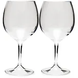 GSI Outdoors Set Stapelbare Rotweingläser 2 Einheiten - Clear - One Size