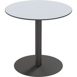 Paperflow meet powered by PAPERFLOW Gartentisch CROSS grau rund 80,0 x 80,0 x 75,0 cm