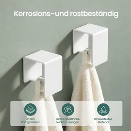 mai & mai Tavrin Handtuchhaken Selbstklebend Weiß