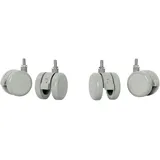 Leitz Ergo Lenkrollen 4er-Set 40 mm