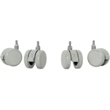 Leitz Ergo Lenkrollen 4er-Set 40 mm