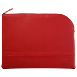 Rhodia Rhodiarama Etui aus Kunstleder Reißverschluss, 21x28 cm Mohnrot 116744C