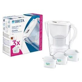 Brita Marella cool white 2,4 L + 3 Maxtra Plus Kartuschen