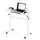 Vevor Höhenverstellbarer Schreibtisch 810x410mm, 25kg Belastbarer Computertisch mit 360° Neigbarer Tischplatte, Bürotisch mit Haken Feststellbaren Rollen, Steh-Sitz-Tisch für Homeoffice Arbeitszimmer