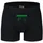 multifanshop Boxershorts Bremen - Herzschlag schwarz/grün L