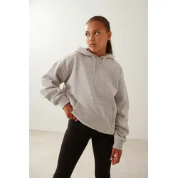 Gina Tricot - y oversized hoodie - activewear - Grau - 170 - Mädchen - Grau - 170
