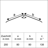 Sarei Firstblech SDF 2000 x 200 mm anthrazit