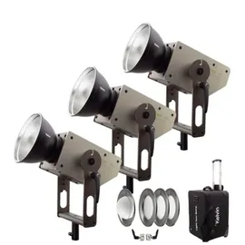 Kelvin EPOS 300 3-Light Kit RGBACL LED-COB Studioleuchte (V-Mount)