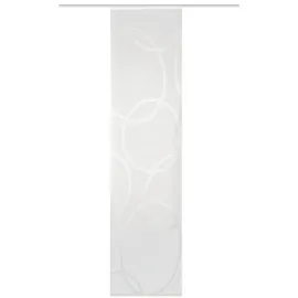 HOME WOHNIDEEN Flächenvorhang Pinalo, Ecru, Textil, Kreise, 60x245 cm, mit Beschwerungsstab, Paneelwagen, Wohntextilien, Gardinen & Vorhänge, Schiebegardinen